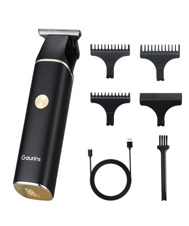 Hair Trimmer for Men Beard Trimmer for Men Professional Electric Razor Shavers Zero Gapped T Blade Edgers Liners Barber Clippers for Hair Cutting Mustache Facial with LCD Display Gifts for Men Black