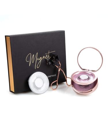 Magnetic Eyelashes with Applicator Magnetic Eyelashes Natural Look 3D Magnetic False Eyelashes Without Eyeliner Reusable Magnetic Eyelashes Magnetic-Eyelashes Natural Look Magnetic Lashes Kit