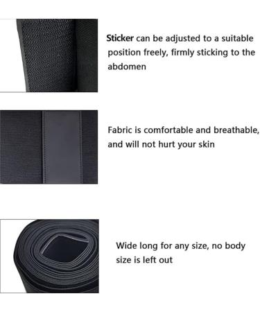 HKDYWTNB Back Brace Lumbar Support Body Shaper Slimming Waist Trainer Bandawrap Shapewear Women Control Shaper Stretch Waist Belt(Black 4M) 4M Black - Buy Online on GoSupps.com