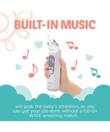 LitteTora Rechargeable Baby Nasal Aspirator - Electric Mucus Sucker for Infants & Toddlers - Buy Online on GoSupps.com