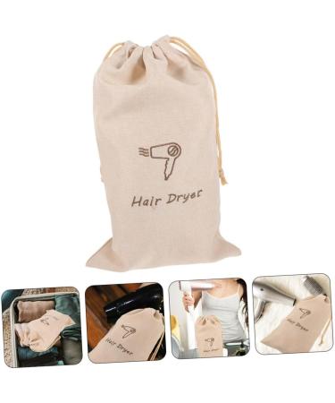 Healeved Blowdryers for Hair Drawstring Bag Hair Dryer Linen Bag Storage Bag Travel Universal Jewelry Bag - Buy Online on GoSupps.com