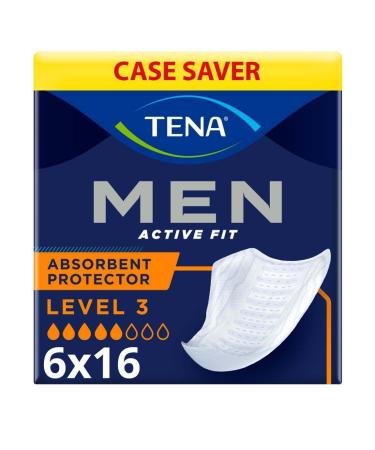 Tena Men Level 3 6x16 St 16 pieces (1 pack)