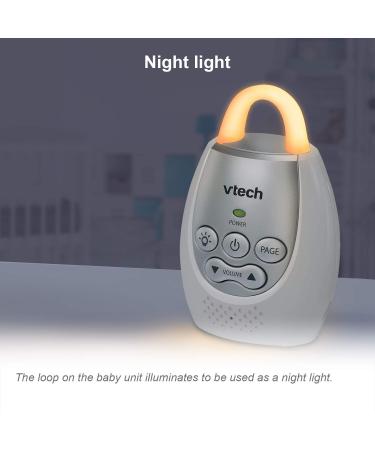 VTech DM221-2 Audio Baby Monitor with 1,000 ft Range, Sound-Alert, Intercom, Night Light, 2 Parent Units - White - Buy Online on GoSupps.com
