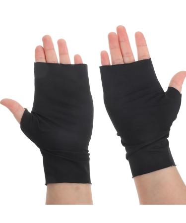 Beavorty 2 Pairs sun gloves pink gloves gel nail lamp UV gloves protective gloves for manicure nail art supplies UV gloves for gel manicures nail UV gloves Nylon breathable Nail supplies - Buy Online on GoSupps.com