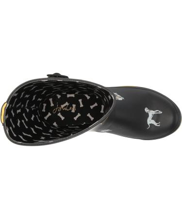 Joules Women's Molly Welly Rain Boot in Black Dog Print - Size 8 - Buy Online on GoSupps.com