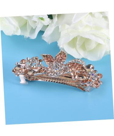 minkissy 4pc Metal Vintage Hair Barrettes Rhinestone Hair Barrettes Hair Barrettes for Girls French Hair Barrettes Rhinestone Hair Accessories Crystal Hair Claw Clip Issue Card Miss Fashion - Buy Online on GoSupps.com