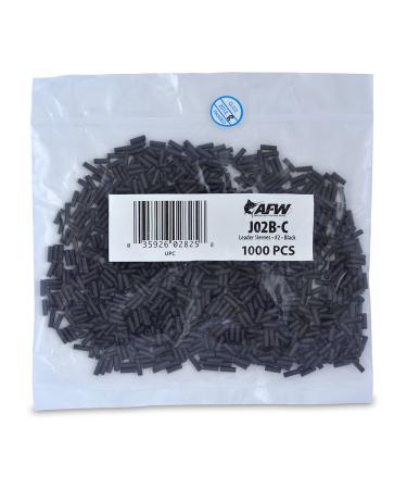 American Fishing Wire Single Barrel Crimp Sleeves Black 100 Pieces, 0.047 -Inch Inside Diameter - Buy Online on GoSupps.com