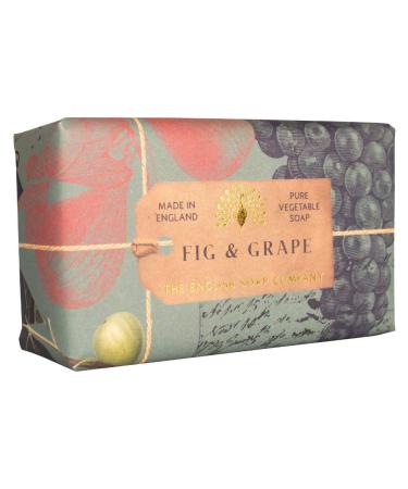 The English Soap Company Fig & Grape Soap Bar Anniversary Collection 200g Fig & Grape 190 g (Pack of 1)