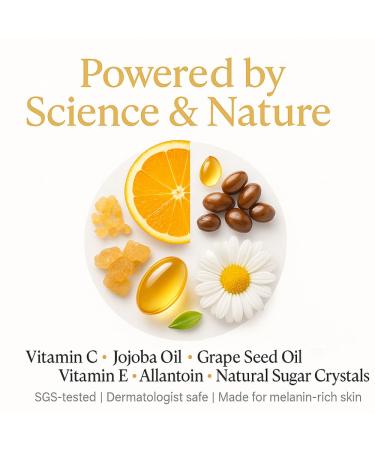 IYASA Vitamin C Sugar Scrub for Daily Exfoliation | Helps Remove Dead Surface and Supports Smoother-Feeling Skin | Refreshing Cleanse | Suitable for Melanin-Rich Skin | 8.8 oz Vitamin C 8.05 Ounce (Pack of 1) - Buy Online on GoSupps.com