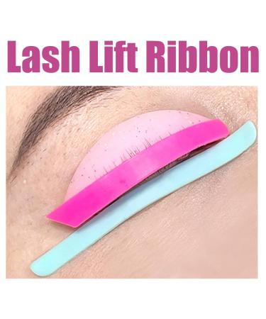 Lash Lift Ribbon Kit - 24 Pcs Silicone Shields & Rods for Permanent Eyelash Perming | Soft & Ribbed - 4 Colors - Buy Online on GoSupps.com