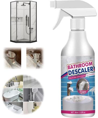 2025 Upgrade Bathroom Descaler Cleaner Stubborn Stains Cleaner Rinse Cleaning Foam Bathroom Foam Cleaner Spray for Bathroom Toilet 1pcs