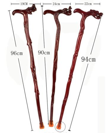 Wooden Cane Solid Walking Stick Crutch Solid Wood Mahogany Walking Stick for The Old Slip Old Walking a Walking Stick Cane Wood Cane Walker Elderly Birthday Gift for Elderly Seniors Onecolor B boutique crested - Buy Online on GoSupps.com