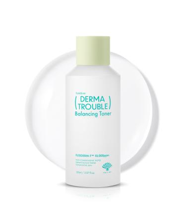 Derma Trouble Balancing Toner (5.07fl oz) - Toner to Improve Rough Skin Texture pH Balance Moisture. Soothing Formula for Comedonal Acne. Korean Skin Care Fusiderm-T 10 000ppm.