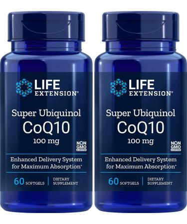 Super Ubiquinol CoQ10 100 mg 60 softgels-Pack-2