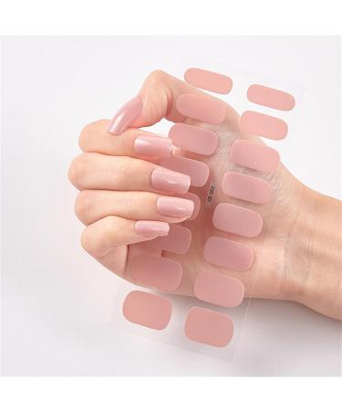 Quinnas Gel Nail Stickers with Uv Light Kit Set of 9 Colors Quinnas Nails Stickers - Semi Cured Gel Nail Strips Diy Gel Nail Stickers Kit No UV Lamp Required No Sealing Required (A) - Buy Online on GoSupps.com