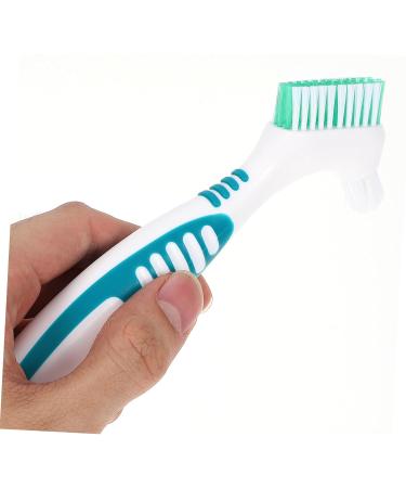 Plafope 2-Piece Denture Cleaning Brush Set - Prothesis Toothbrush for Optimal Oral Hygiene - Buy Online on GoSupps.com