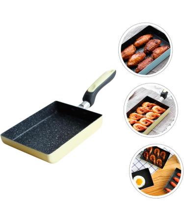 Zerodeko Pancake Skillet Non- Stick Egg Pan 3 Pcs Frying Pan Aluminum Alloy Stone Pot Medical Stone Picnic Barbecue Pan Omelette Pan 34X13CMx3pcs Random Colorx3pcs - Buy Online on GoSupps.com