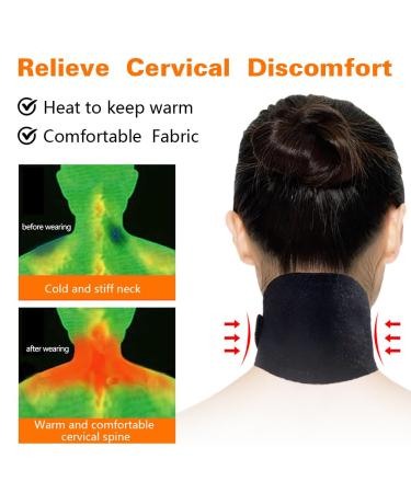 HASAIKA Self-Warming Neck Support | Neck Bandage & Warmer for Pain Relief | Winter Protection & Comfort - Buy Online on GoSupps.com