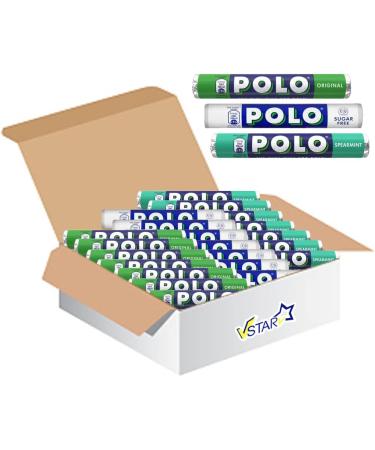 NEW NESTLE POLO MINTS BOX OF 32 ROLLS OF 34g TUBES - VSTAR (MIXED) - Buy Online on GoSupps.com
