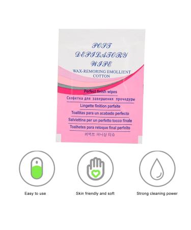 Quick & Easy Hair Removal Wax Strips | Facial Arm & Leg Waxing Cleansing Wipes - International Shipping - Buy Online on GoSupps.com