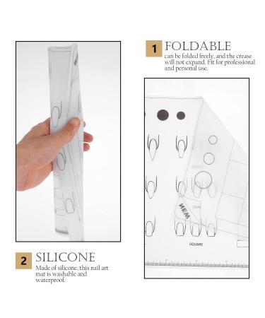 Beaupretty Acrylic Nail Training Mat - Silicone Practice Pad for Manicure Art | Ideal Tool for Acrylic Fingernails - Buy Online on GoSupps.com