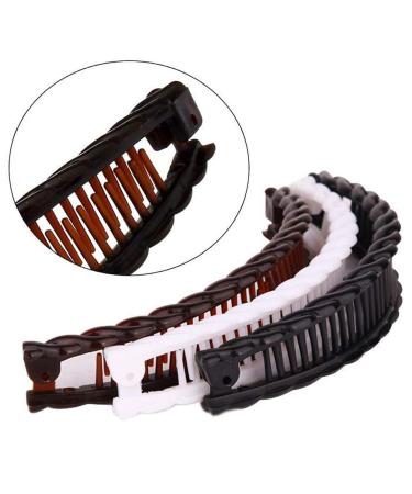 Vintage Banana Hair Clips | Nalcy 6-Piece Set for Long Hair - Ideal Fish Comb Clips for Women & Girls - Buy Online on GoSupps.com