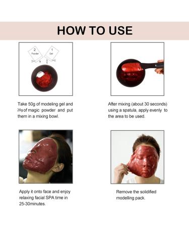 Jelly Face Mask Peel Off Face Mask Powder Moisturizing & Hydrating Face Masks Spa Rose Smoothing Facial Mask Skincare Set for Home Spa - Buy Online on GoSupps.com
