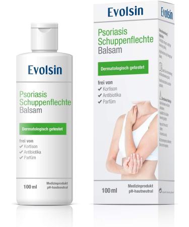 Evolsin Psoriasis Cream 100ml | Cortisone-Free Ointment | Patented Formula for Itching Relief & Calming Irritated Skin | Shop Internationally - Buy Online on GoSupps.com