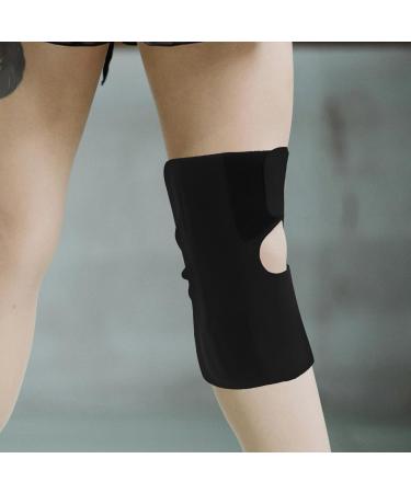Knee Brace Compression Sleeve - Support for Running Gym Hiking & Sports - Black | International Shipping - Buy Online on GoSupps.com