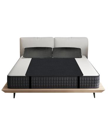 Equipment mat for bed ground mattress cover for better sleep breathable ground mats plus ground mat for 15th cord for better sleep (137.2 x 198.1 cm) 54x78 inch