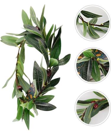 Beaupretty Green Leaf Headband Artificial Green Leaf Crown Eucalyptus Flower Wreath Floral Headband for Women Girls Bridal Bohemian Headpiece Photo Prop - Buy Online on GoSupps.com