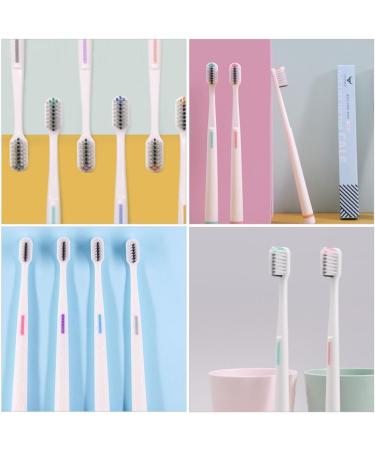 HOMSFOU 5pcs Soft Bristle Toothbrush - Spiral Silk Brush Eco-Friendly and Plastic-Free | International Shipping Available - Buy Online on GoSupps.com