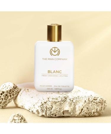 The Man Company Blanc Edt Perfume - Musk Citrusy & Aromatic Scent For Men| Premium Long-Lasting Fragrance Spray | Gift For Men Gift For Him - 50Ml - Buy Online on GoSupps.com