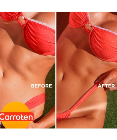 Carroten Intensive Tanning Gel + Oil Spray | Browning Tan Accelerator | Carrot & Coconut Oil | Vitamin A + E for Moisture & Hydration | Water-Resistant, Non-Greasy | Made in Greece | 5 oz Each - Buy Online on GoSupps.com