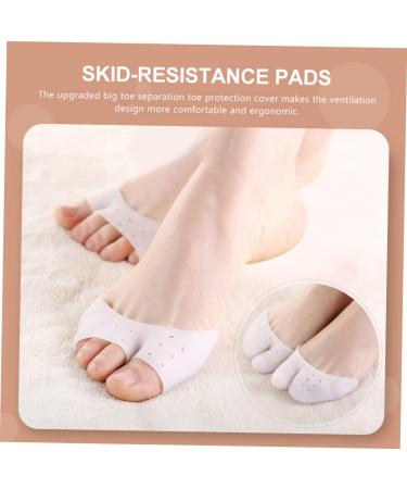 Hemoton 3 Pairs Toe Sleeve Silicone Gel Sneaker Socks - Breathable Toe Protectors for Ballet Shoes, Anti-Slip Pads for Tiptoe Cover - Buy Online on GoSupps.com