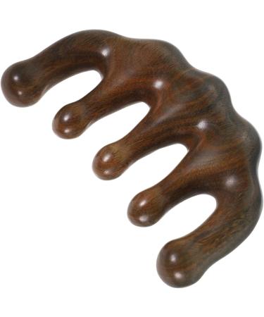 Beavorty 2ST Sandalwood Comb & Scalp Massager | Wooden Massage Tools for Relaxation | Durable Head Massage Comb (9.00x5.00x1.50cm Set of 2) - Buy Online on GoSupps.com