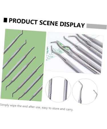 1 Set Manicure tools cuticle trimmer cuticle shaper pusher nail tool cuticle stick cuticle remover pusher manicure nippers pusher cuticle spoon pedicure Stainless steel Exfoliating - Buy Online on GoSupps.com