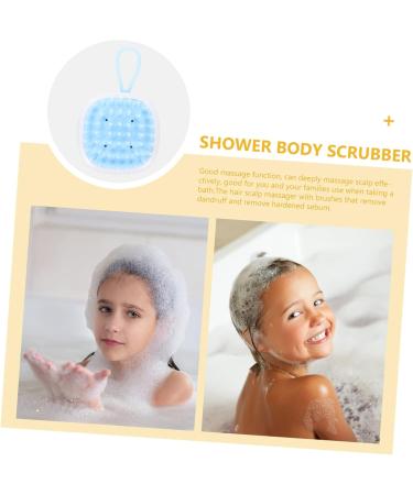 Frcolor 9 StK Silicone Shampoo Brush - Scalp Massage Hairbrush for Kids & Adults | Psoriasis & Bathing Brush - Buy Online on GoSupps.com
