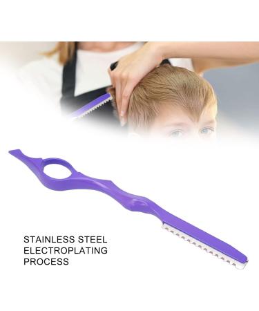 Hair Cutting Razor Hair Razor Professional Hair Styling Trimming Razor Knife Hair Thinning Razor Hair Texturizing Cutting Razor (Purple) - Buy Online on GoSupps.com