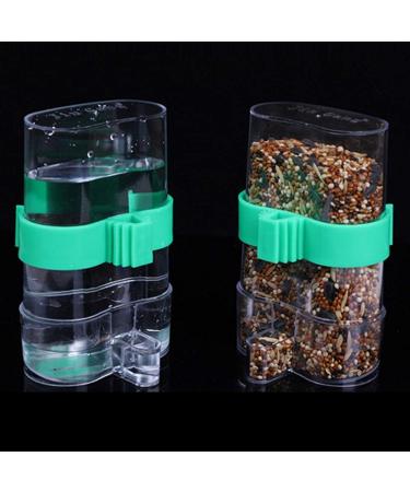 Hamiledyi Parakeet Water Dispenser Set - No Mess Parrot Feeder - Automatic Feeding for Cockatiels, Budgies, Finches, Canaries, Lovebirds - Buy Online on GoSupps.com