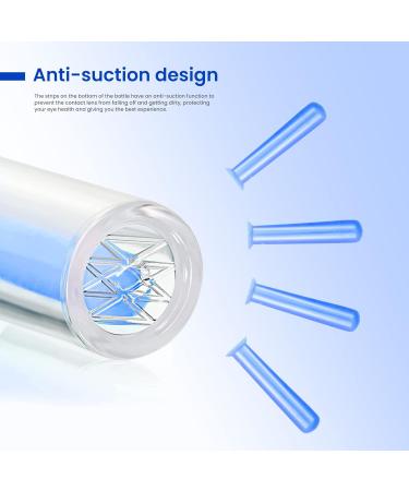 Contact Lenses Suction Tool - Prousky 4-Piece Silicone Lens Insertion Kit for Soft & Hard Lenses - Easy Use Blue - Buy Online on GoSupps.com