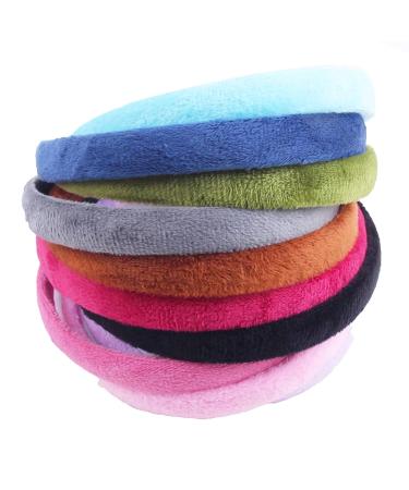 AlamnoFu 1.5cm Velvet Hairband for Girls - Vintage Classic DIY Craft Hair Accessories - Buy Online on GoSupps.com