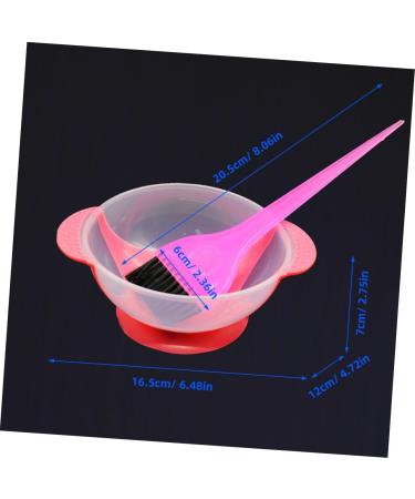 HONMEET 1 Set Hair Dye Bowl Hair Dye Brush Hair Dyeing Bowl for Salon Hair Dyeing Hair Dyeing Bowl Hair Dyeing Bowl and Brush Hair Coloring Brush and Bowl Plastic - Buy Online on GoSupps.com