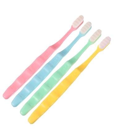 Healeved 8 STK Wangan Hair toothbrush Mouth cleaning brush toothbrush for deep cleaning of the gums toothbrush with extra soft bristle toothbrush for child PP bamboo coal gently