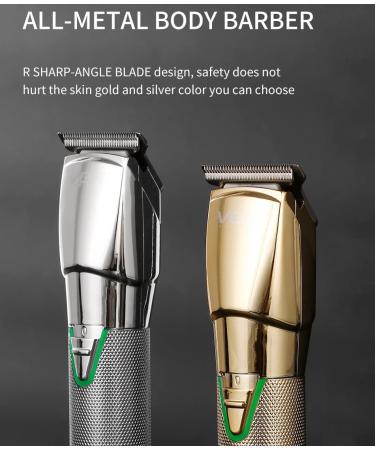 Metal Hair Clippers - Electric Gold Hair Clipper for Home & Salon | Rechargeable Durable & High-Performance - Buy Online on GoSupps.com