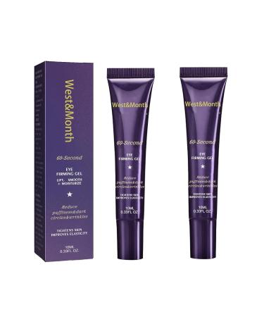 Eye Firming Gel, Firming Eye Skin, Fade Puffiness and Dark Circles, Repairing Moisturizing Eye Cream (2PCS)
