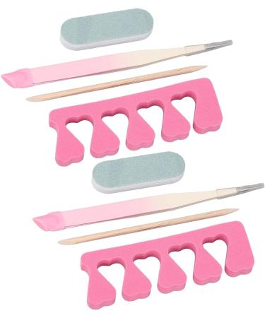 Straight Nail Tweezers Effective Grinding Bar Manicure Pliers Clippers with Finger Separator for Professional Household - Buy Online on GoSupps.com