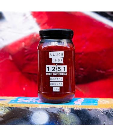 Sauce Shop X 12:51 by Chef James Cochran | Scotch Bonnet Jam | Chilli Jam | 340g Single - Buy Online on GoSupps.com