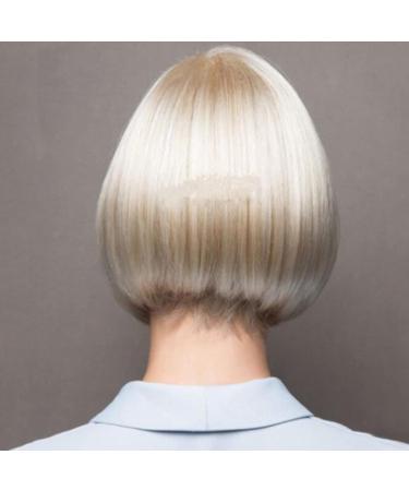 KKJKK Hellblond Synthetic Straight Wig for Women | Heat-Resistant Fiber | Perfect for Daily Wear & Parties - Buy Online on GoSupps.com