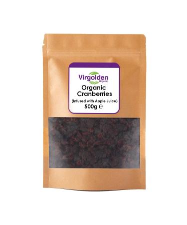 Organic Cranberries (Infused with Apple Juice) 500g by Virgolden Organic